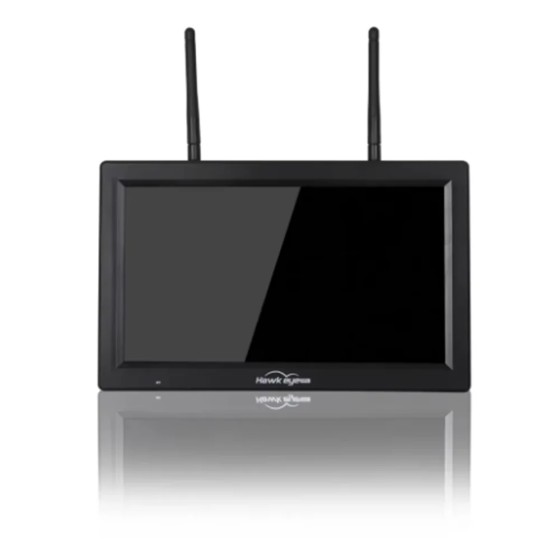 Original Hawkeye Little Pilot X 10.2 Inch 10' Dual 5.8G 1000lux Monitor DVR/HDMI Support X Band/-99db Sensitivity 4.9G 6G